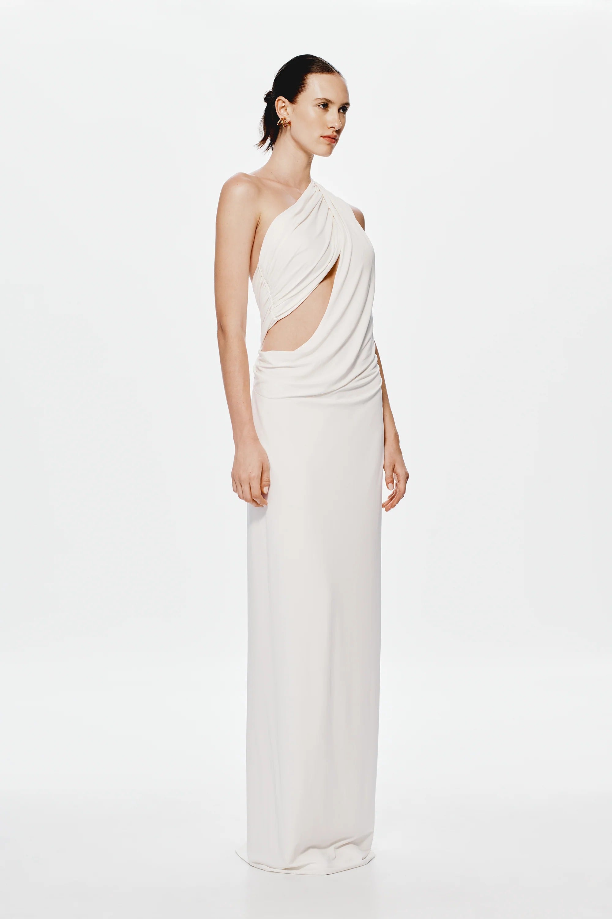 Misha Solstice Cupro Maxi Dress - Ivory
