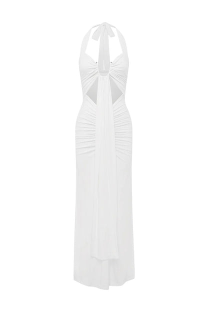 Flora Maxi Dress - White