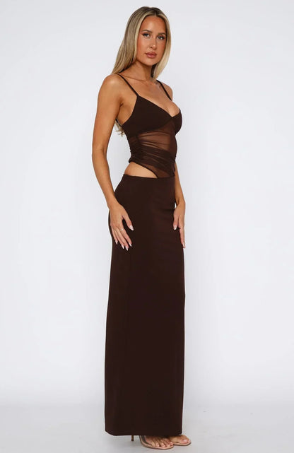 Luna | Blush Maxi Dress
