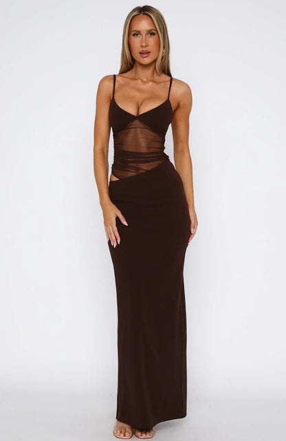 Luna | Blush Maxi Dress