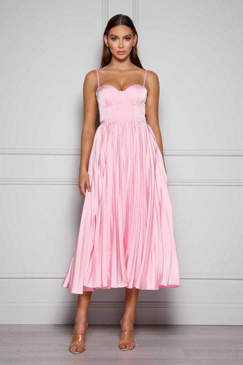 Milan Dress - Candy Pink
