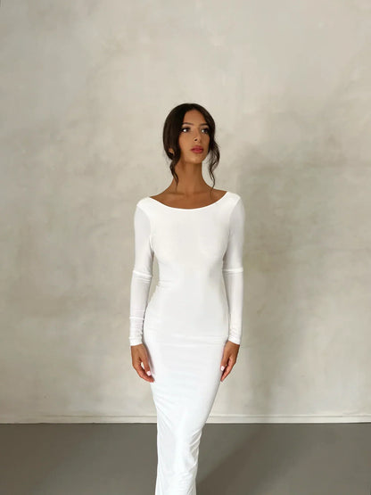 Natalia Gown - White