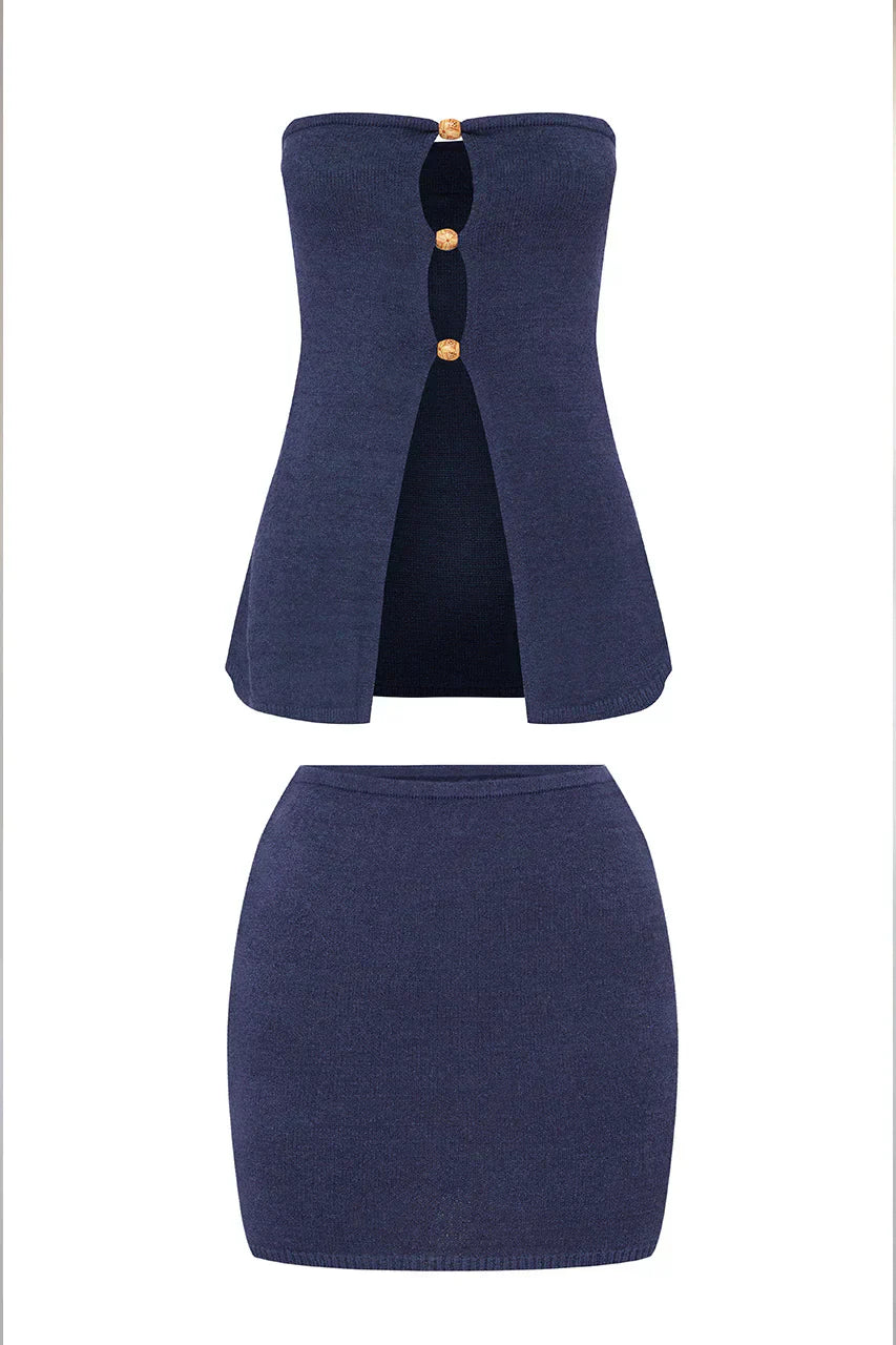Nellie Mini Skirt - Midnight