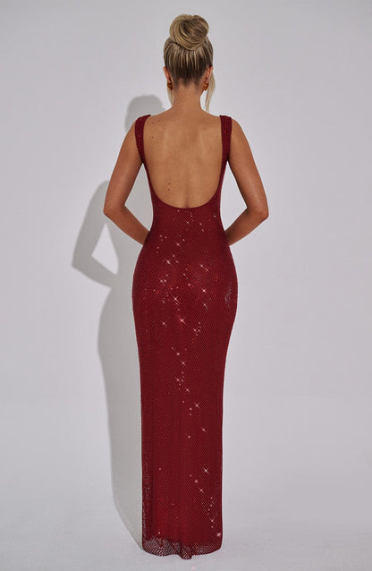Vivienne – Elegant maxi glitter dress