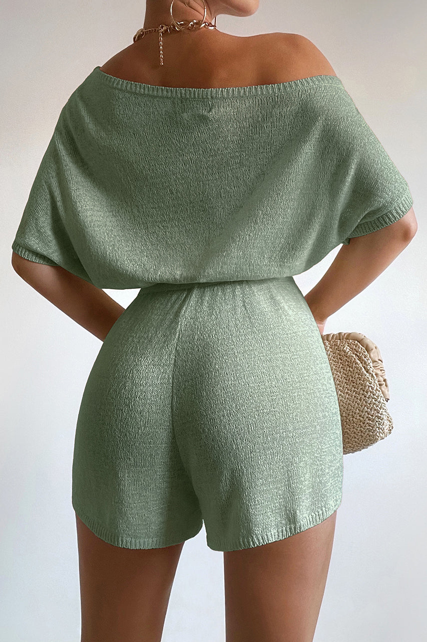 Miami Knit Romper - Sage