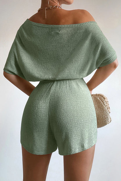 Miami Knit Romper - Sage